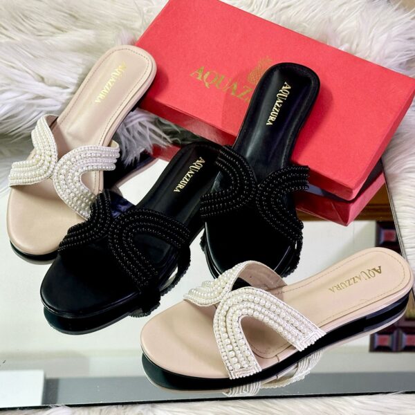 Aquazzura Flat Slippers for Women (Replica) | Branded Slides in Pakistan