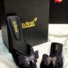B First Branded Bow Slipper for Women