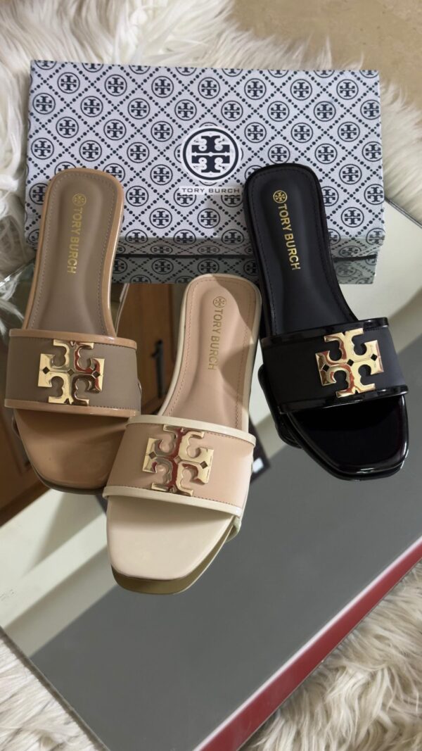 Tory Burch Flat Slippers for Women (Replica) | Tory Burch Flat Slippers Premium Slides in Pakistan