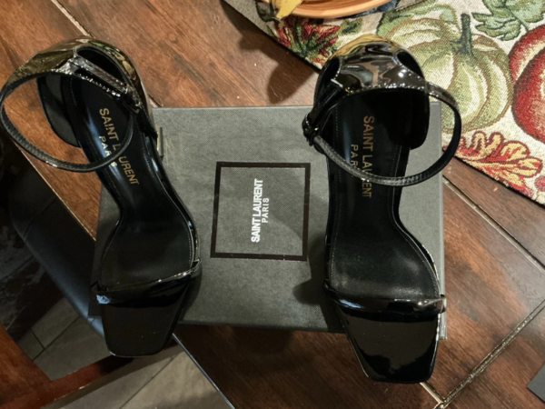 YSL Premium Heels | Exclusive Black Color – Hong Kong Variant with Invoice