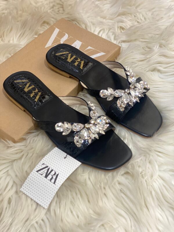 zara stone flats – premium replica slippers in 3 elegant colors