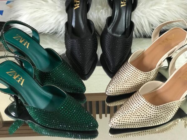 Zara Sparkle Heels 1