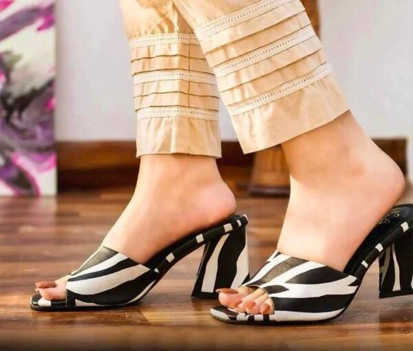 Zara Zebra Print Heels